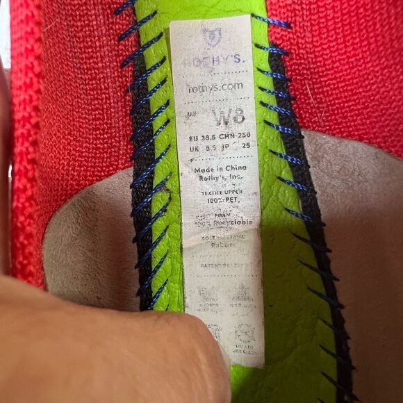 Rothy’s Red Pointed Toe Ballet Flats - Picture 9 of 11